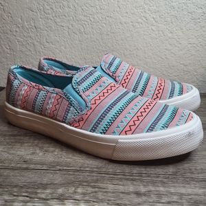 Pastel slip on shoes